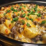 Recette Ultime de Casserole de Cheesesteak et Pommes de Terre au Crockpot