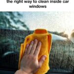 La meilleure façon de nettoyer l’intérieur de votre pare-brise